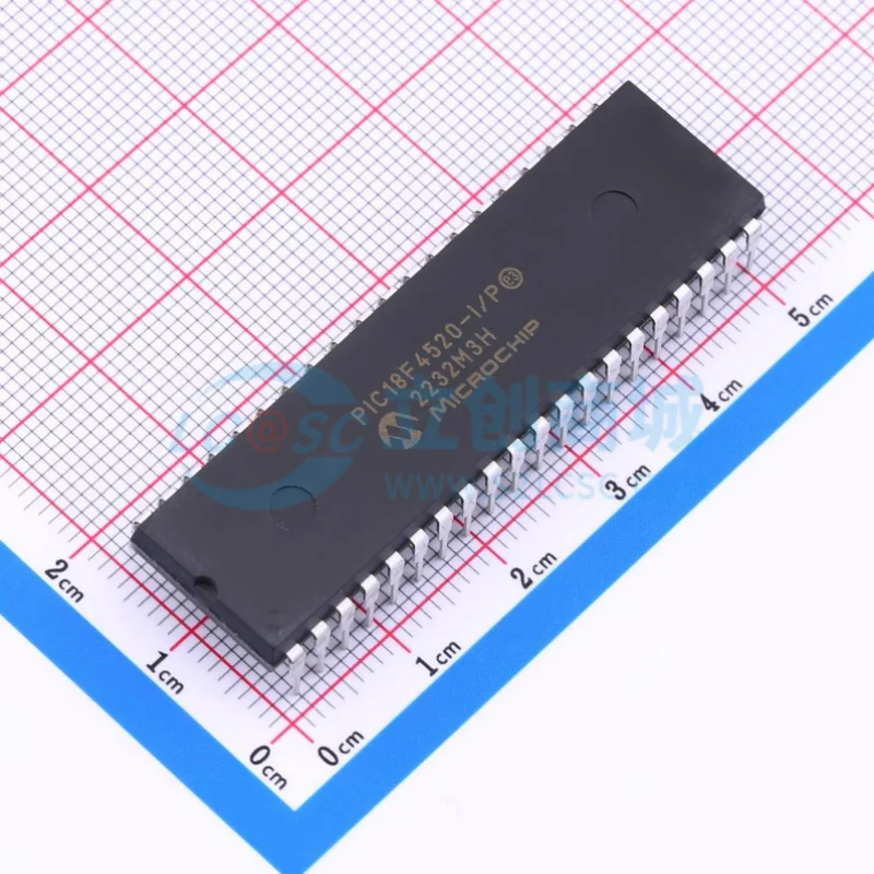 

1 PCS/LOTE PIC18F4520-I/P PIC18F4520T-I/P PIC18F4520 DIP-40 100% New and Original IC chip integrated circuit