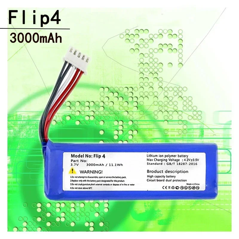 Flip4 Battery 3000mAh 3.7V GSP872693 01 + Tools For Bateria JBL Flip 4 Special Edition Bluetooth Audio Battery