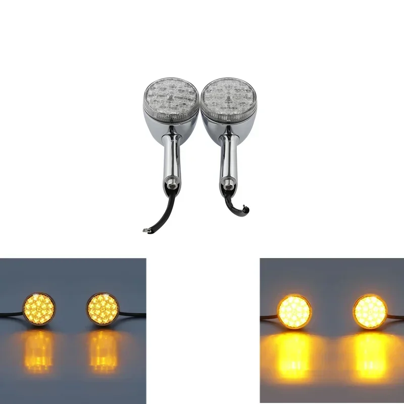 

Для Harley Touring Road Street Electra Tri Glide 2014-2020 CVO Ultra Limited FLHTK Moto передний светодиодный комплект указателей поворота в форме пули