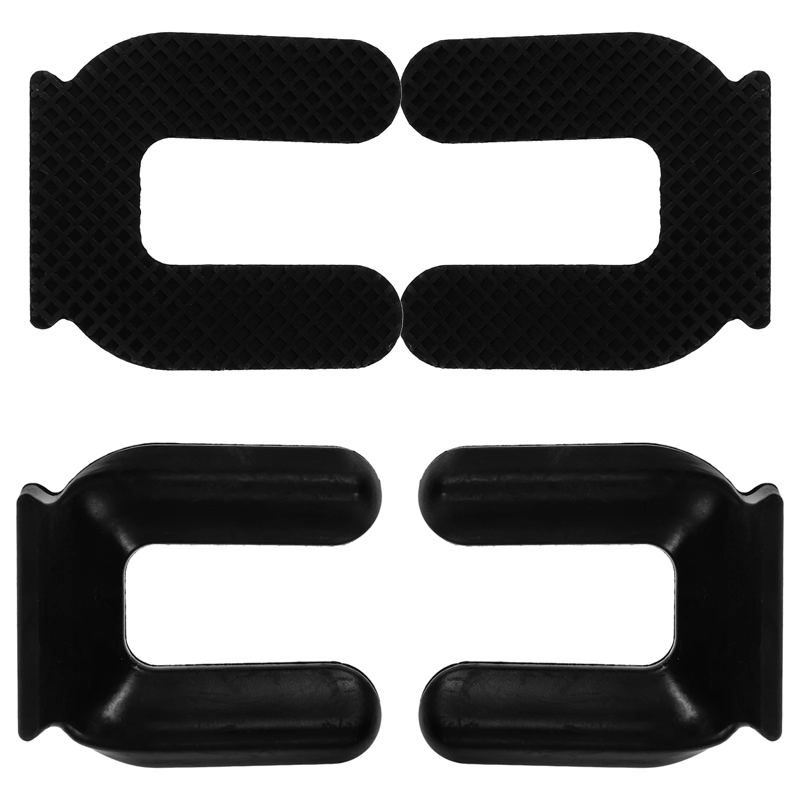 

4 Pcs Roller Wheels Universal Fixed Artifact Furniture Slot Pad Nonslip Refrigerator Stopper for Stopping Sliding Anti-skid