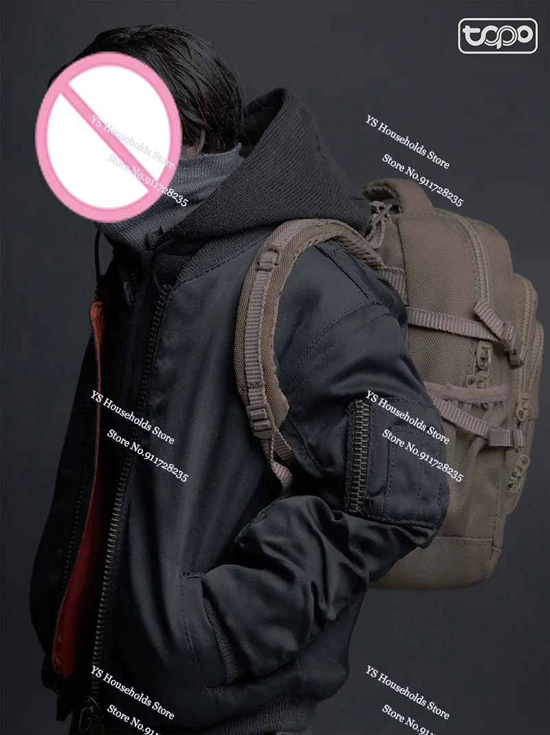 In Voorraad TOPO STUDIO TP019 1/6 Man Soldaat Wanderer Fietsen Kleding Rugzak Set Accessoire Voor 12 "Man Beeldje Diy decoratie