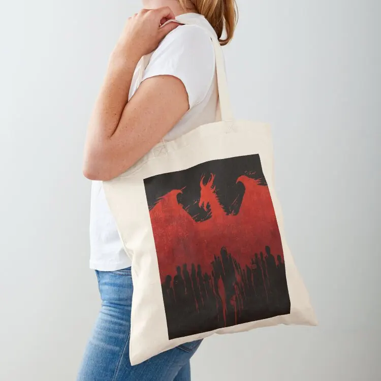 

Dragon Age II Blood Dragon V2 Tote Bag women bag tote bag Reusable bags custom fabric