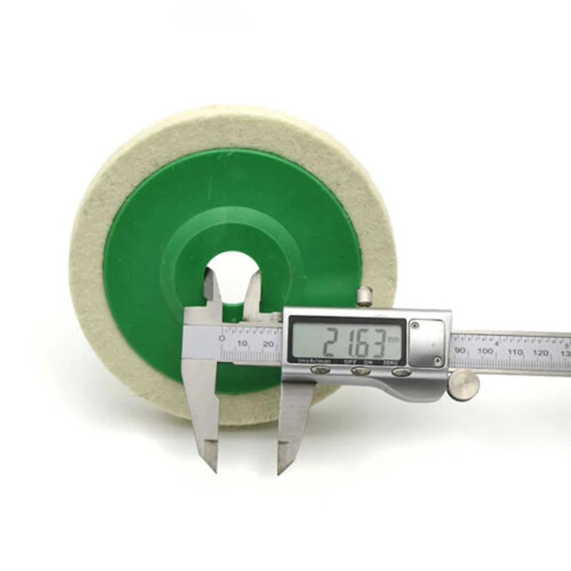 2Pcs 125mm Wool Felt Polishing Grinding Wheel Pad Angle Grinder Buffing Wheels Wool Felt Polishing Wheel For Metal Marble