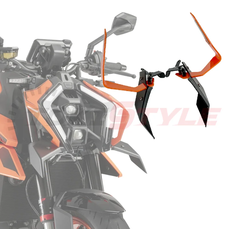 

Motorcycle Sport Downforce Naked Forntal Spoilers Aerodynamic Wing Deflector Wingletits Fit For DUKE 990 DUKE990 R 2024 2025