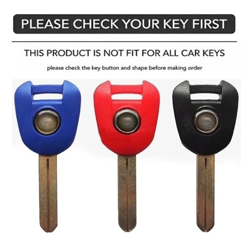 Leather Motorcycle Key Case for Honda CB650R CB 650R CB650 R FOB Keychain Keyring Remote Key Cover Shell Cap Accessories