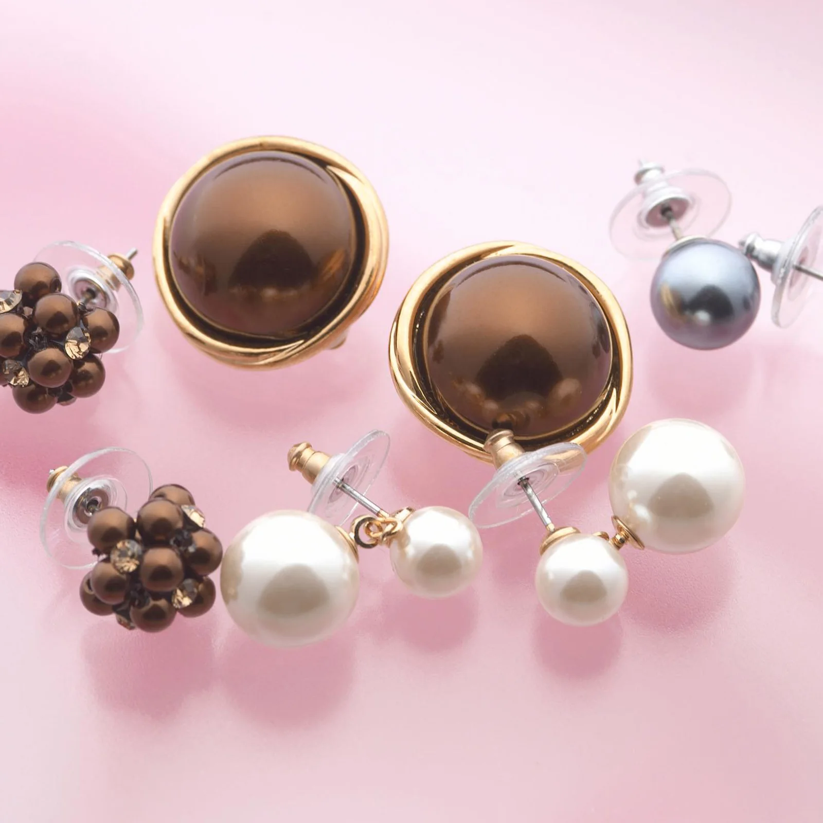 

50Pcs Copper Earring Backs Antislip Secure Flexible Comfortable Replacement for Stud Earrings Accessories Earring Backs