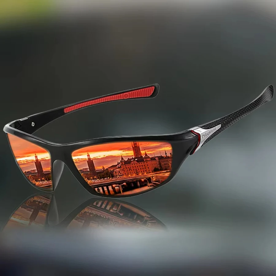 2025 Unisex UV400 Fahren Sonnenbrille Für Männer Polarisierte Stilvolle Sonnenbrille Männliche Goggle Brillen – Detail 8