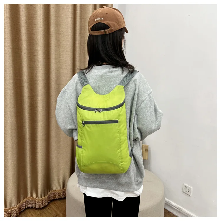 Cycling Portable Foldable Backpack,Mountaineering Cyclist Folding Bag,Ultralight Outdoor Sports Climbing Hiking Fold Daypack