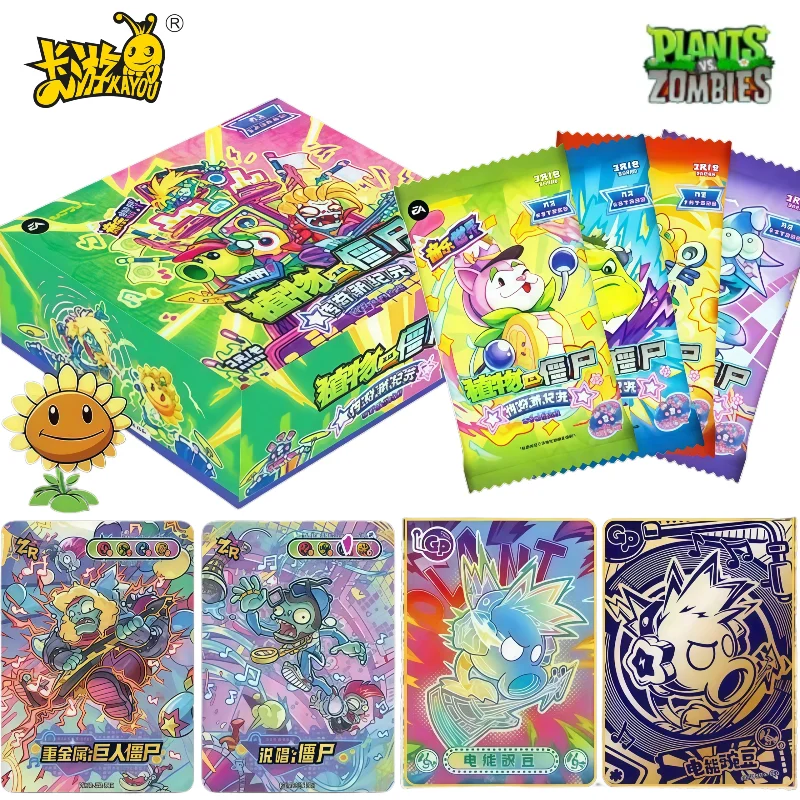 

KAYOU Official Genuine Plants Vs. Zombies Wonderful Natural Journey Series Card Game Festival Collection Toy Gift Original Box