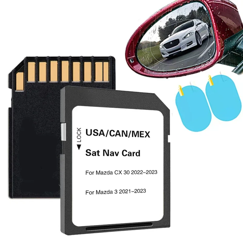 for Mazda 3 CX-30 Vehicle SD GPS Card 2023 North America Navigations Update Newest Version Software Maps