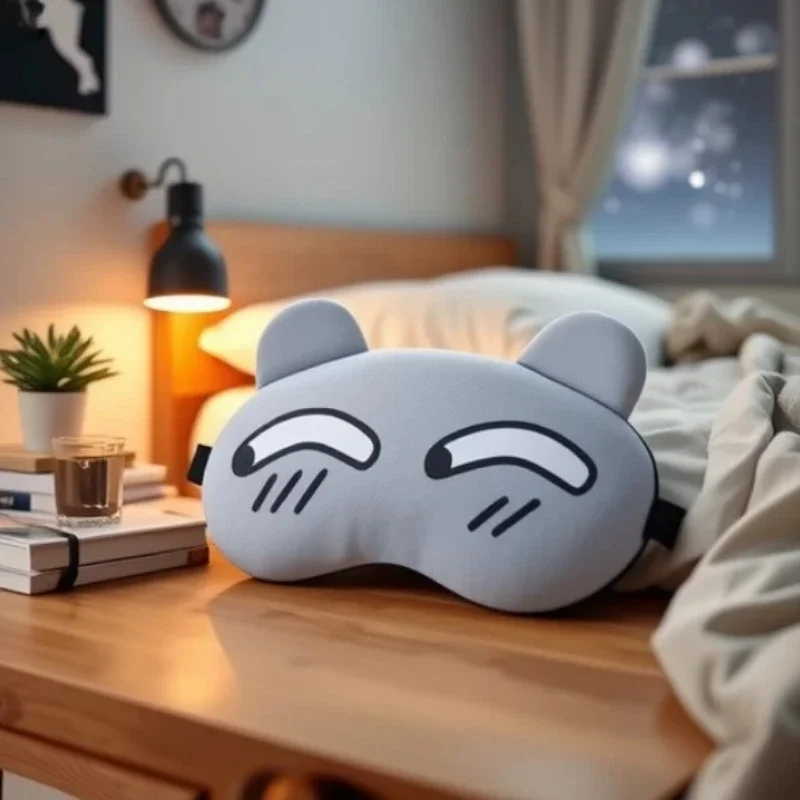

Funny Cartoon Expression Eye Mask Soft Sleeping Mask Cover Travel Relax Eye Band Eyepatch Aid Kids Protective Blindfold