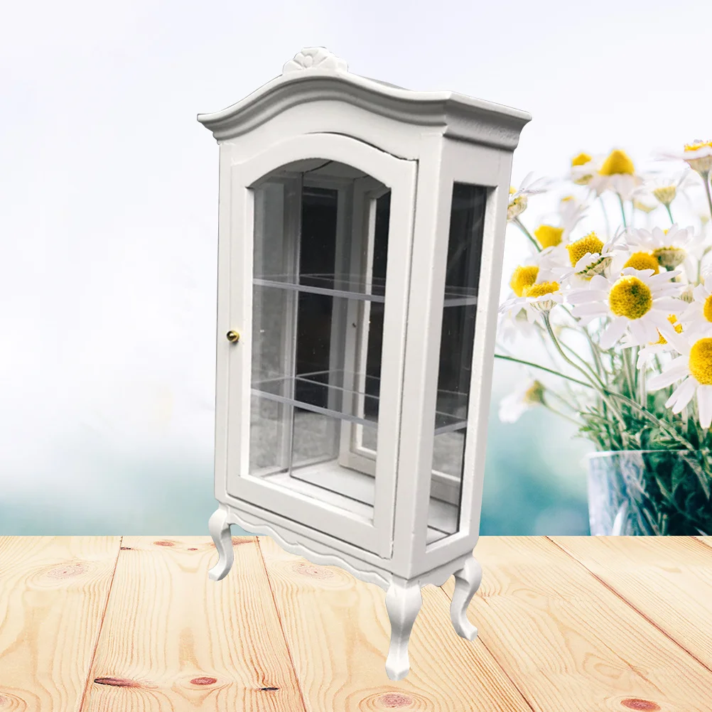 

Mini Cabinet House Accessories 1/12 Adornment Furniture Kid Pretend Play Toy