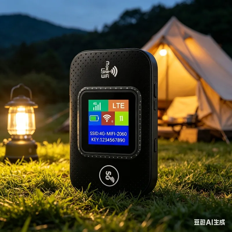 4G WiFi 6 Portable Modem Router Enable 10 Connections with SIM Slot Wireless Hotspot Device Mobile WiFi for Journey