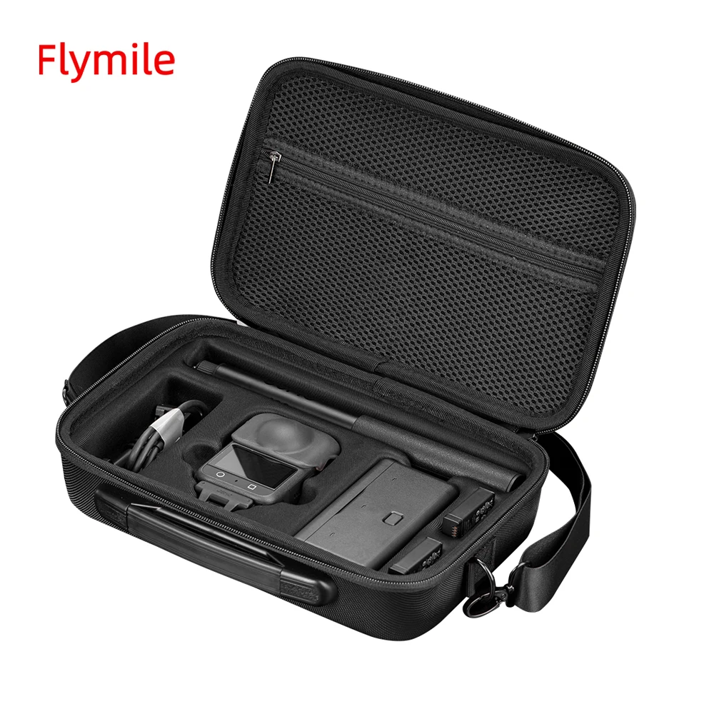 

Flymile Carrying Case Storage Bag for DJI OSMO 360 Accessories Charger Battery Base Selfie Stick Handbag Protective Case