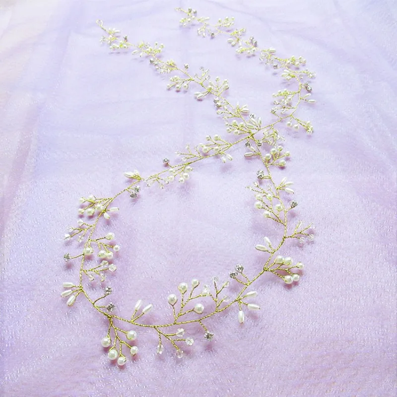 Рисунок 5 - Элегантная жемчужная повязка на голову для невесты