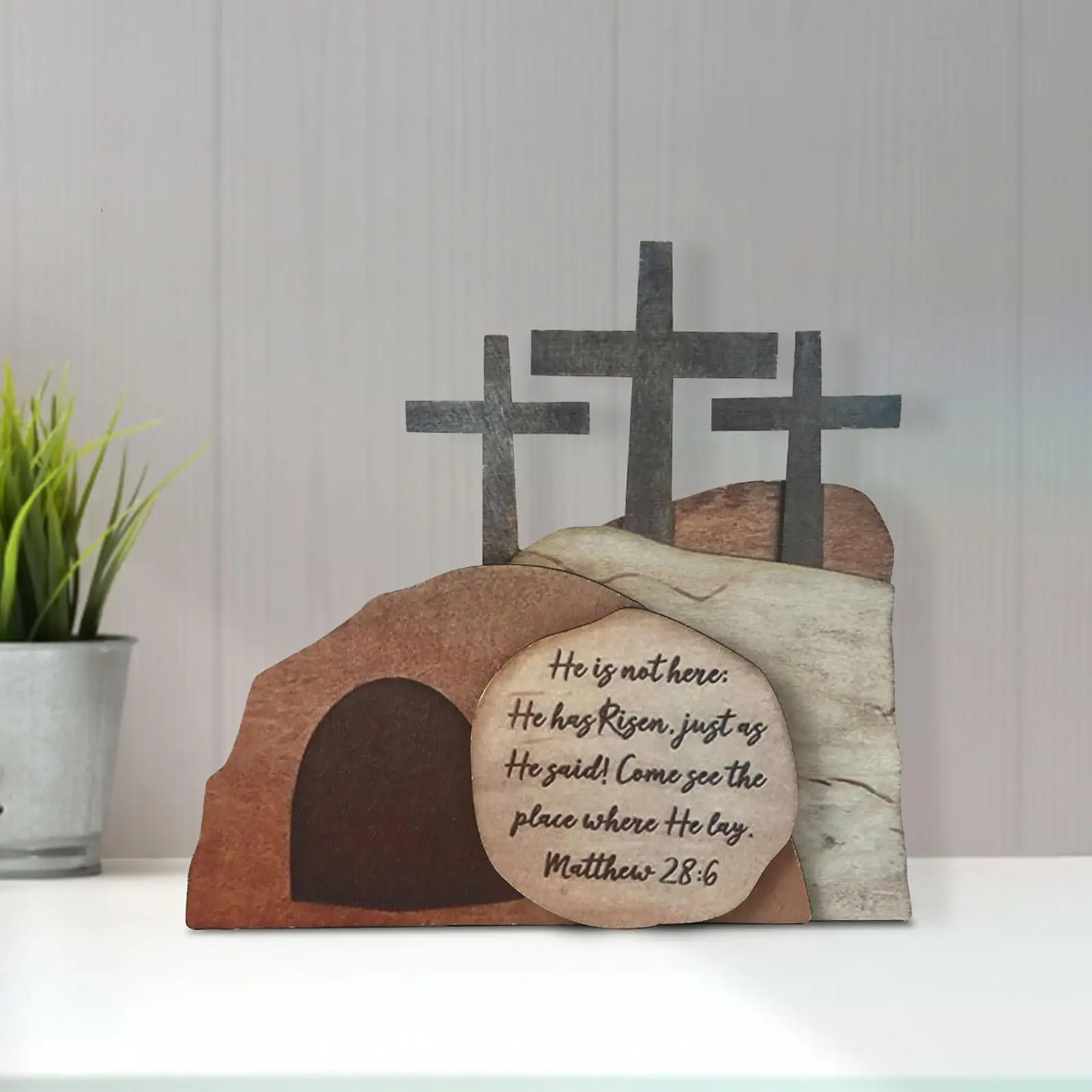 Empty Tomb Easter Decoration Decorative Handicrafts Shelf Holiday Figurine