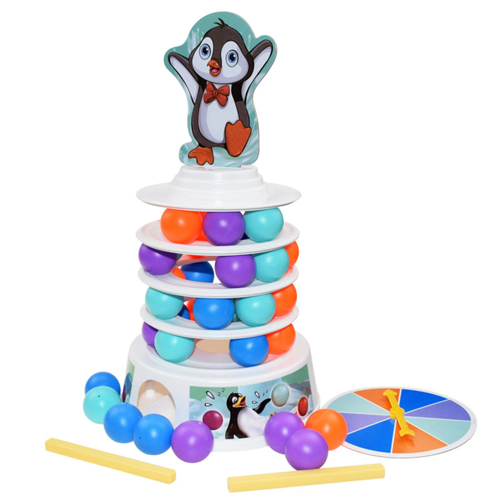 Interactive Battle Game Penguin Ski Ball Board Game Gift Toy For Kids