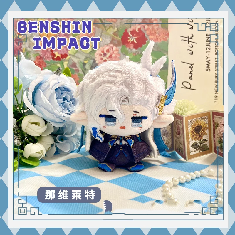 12 cm Plüsch-Schlüsselanhänger Honkai Star Rail Navia Clorinde Wriothesley Neuvillette Furina Cosplay Kostüm Rucksack Anhänger Schlüsselanhänger