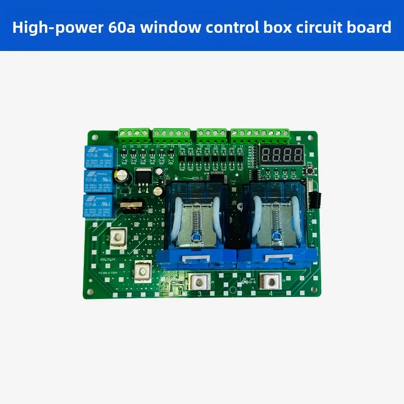 Smart Electric Window Opener Control Circuit Board With Fire Linkage, Programmable Window Open Close Controller Panel