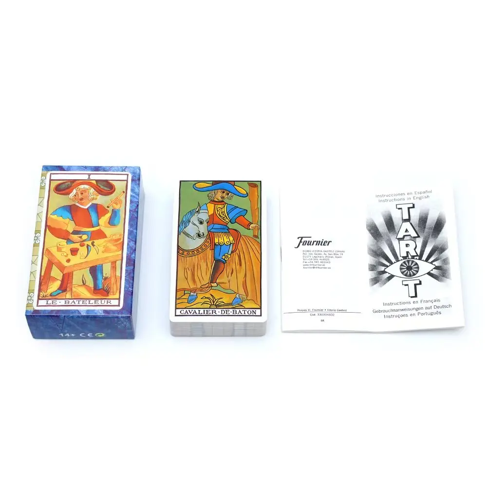 Español Le Bataleur Spanish Tarot Oracle Cards Divination et la Guidance Spirituelle Family Party Game Tarot Deck Board Game