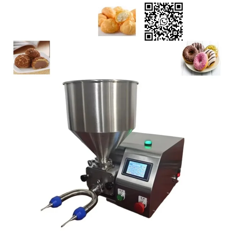 Customized Circular Jam Jar Filling Machine Donut Filling Machine Jam Donut Machine Donut Filler Injector