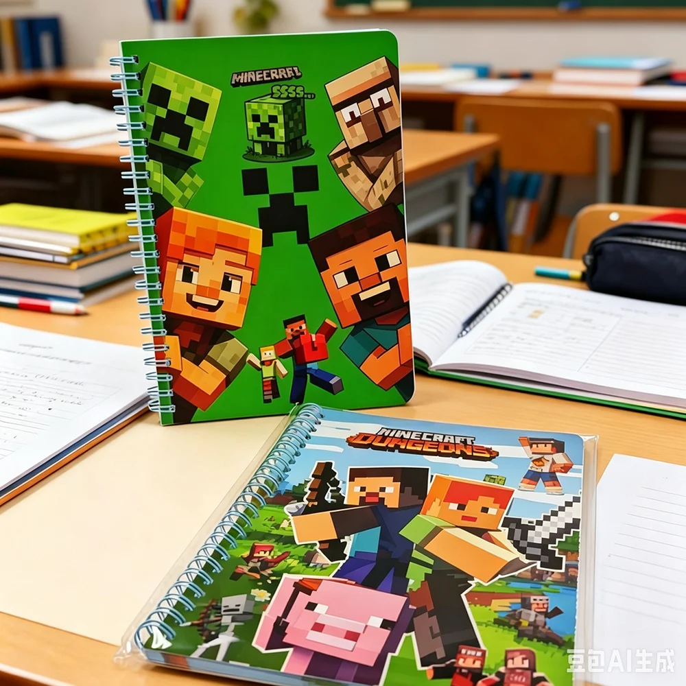 Cartoon A5 Notebook for School Kids Stationery Supplies Back To School Gifts 20*14cm