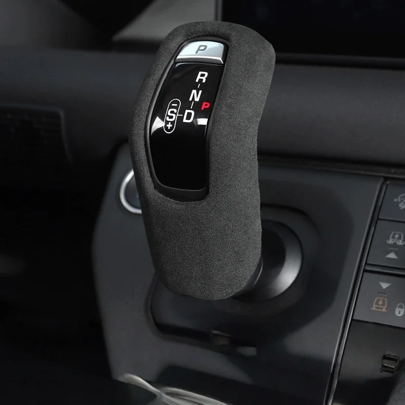 

For Land Rover Defender L663 90 110 130 2020 2021 2022 2023 2026 Suede Car Gear Shift Knob Cover ABS LHD & RHD Car Accessories
