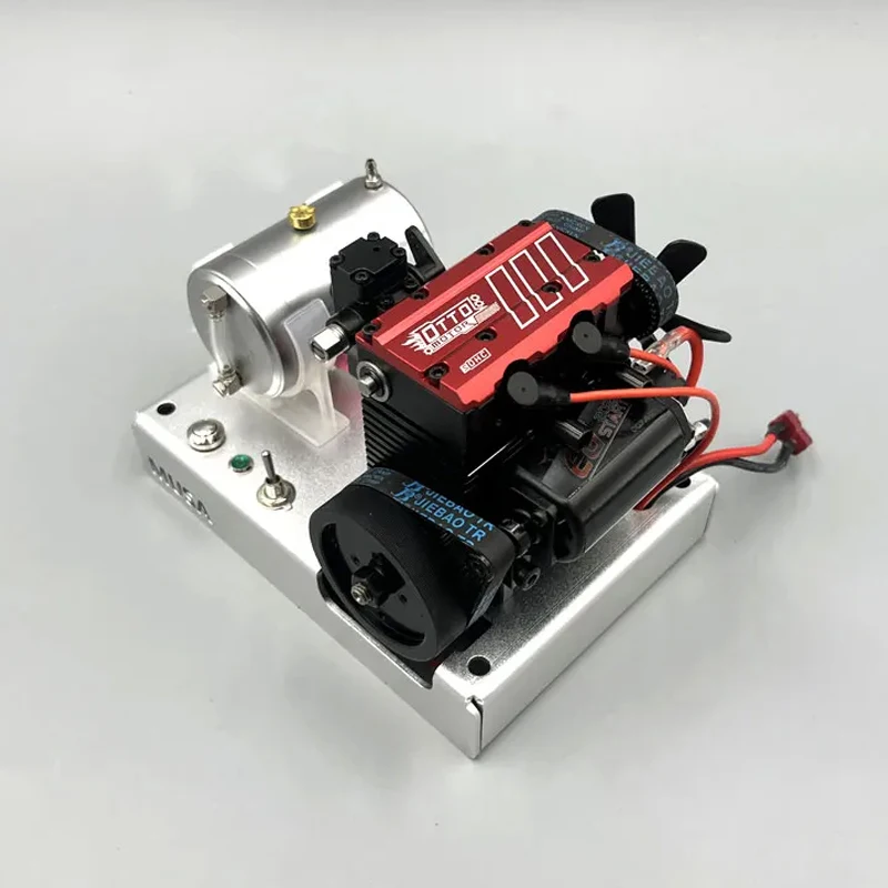 TOYAN FS L200AC Nitro Four Stroke Air Cooled Engine DIY Inline Twin Cylinder Engine Model Kit Toy view 2