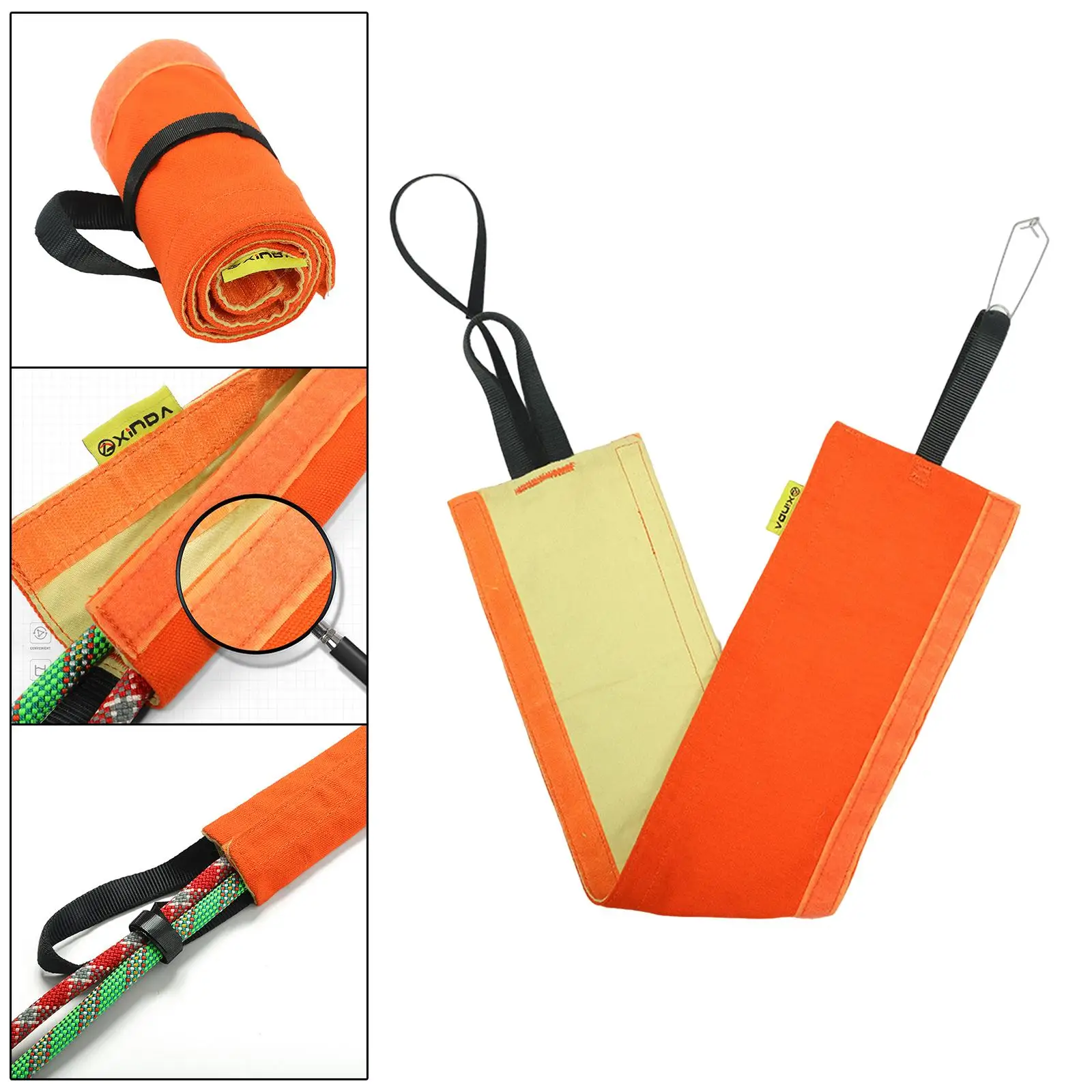 Rope Protector Universal Rope Sheath for Abseiling Rappelling Mountaineering