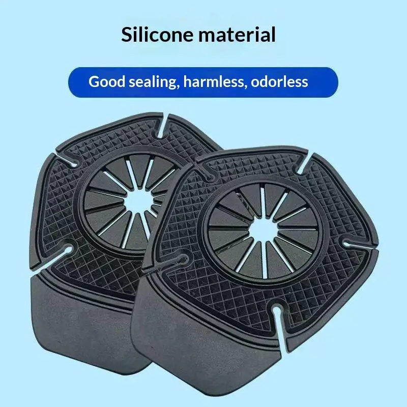 New 2PCS Silicone Car Windshield Wiper Hole Protector Anti Clog Design Easy Cleaning For Most Car Models Daily Care