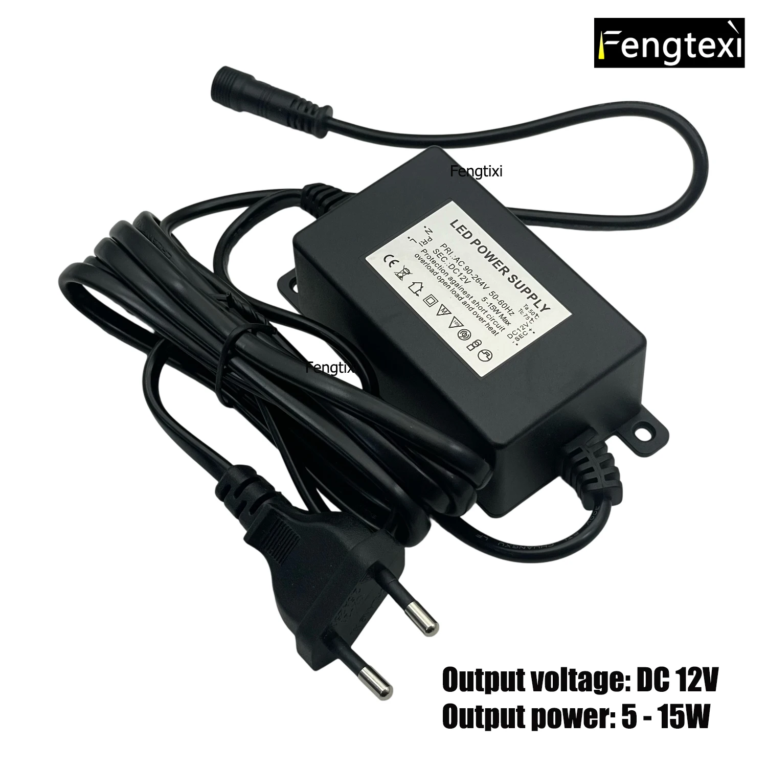 Trasformatore di potenza LED IP67 impermeabile DC12V 15W per lampade da terra a LED e lampade interrate