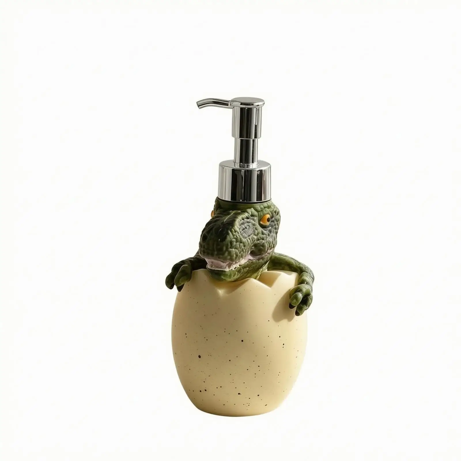 Novelty Dinosaur Soap Dispenser Pump Bottle for Shower Gel Shampoo Holder Compact Vanity Counter Decor Gift