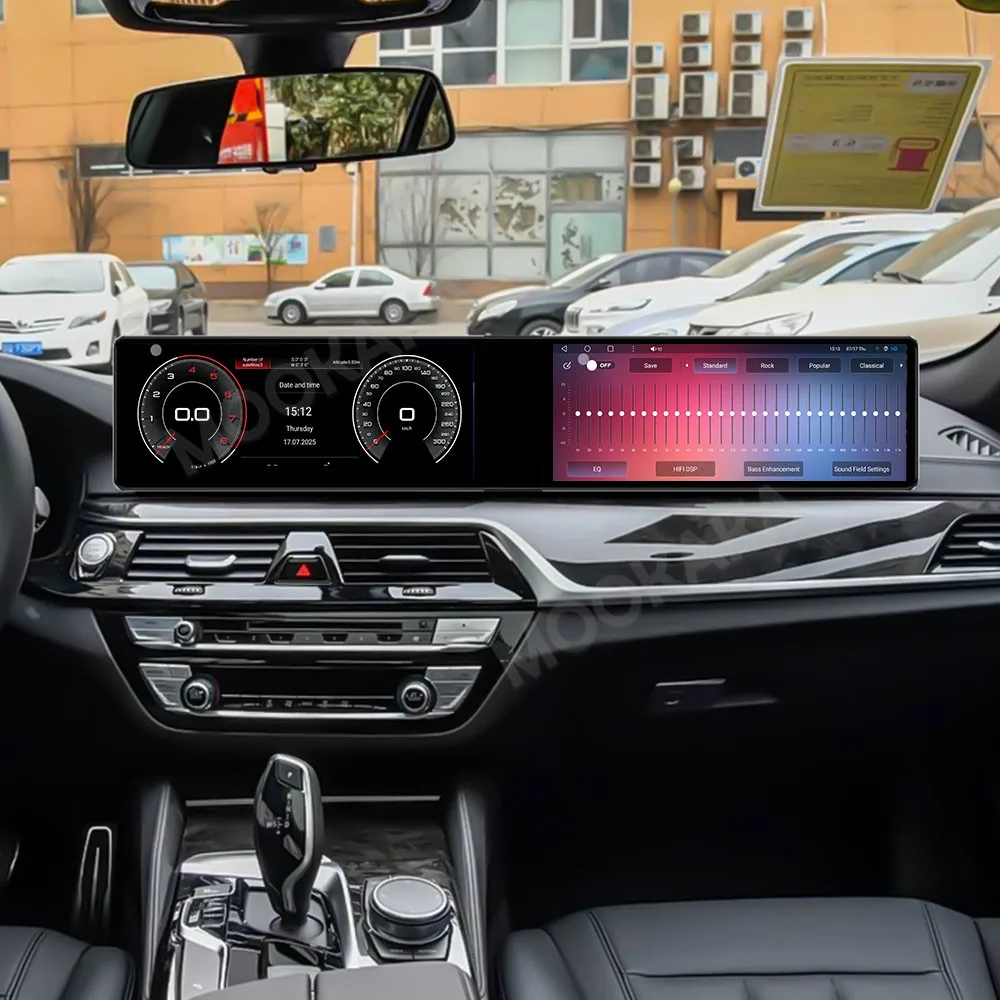 راديو سيارة Carplay مقاس 24.6 بوصة لسيارة BMW 5 Series G30/G38 2018-2020 أندرويد ستيريو تلقائي للوسائط المتعددة نظام تحديد المواقع نافي مسجل شرائط رئيس وحدة DSP #6