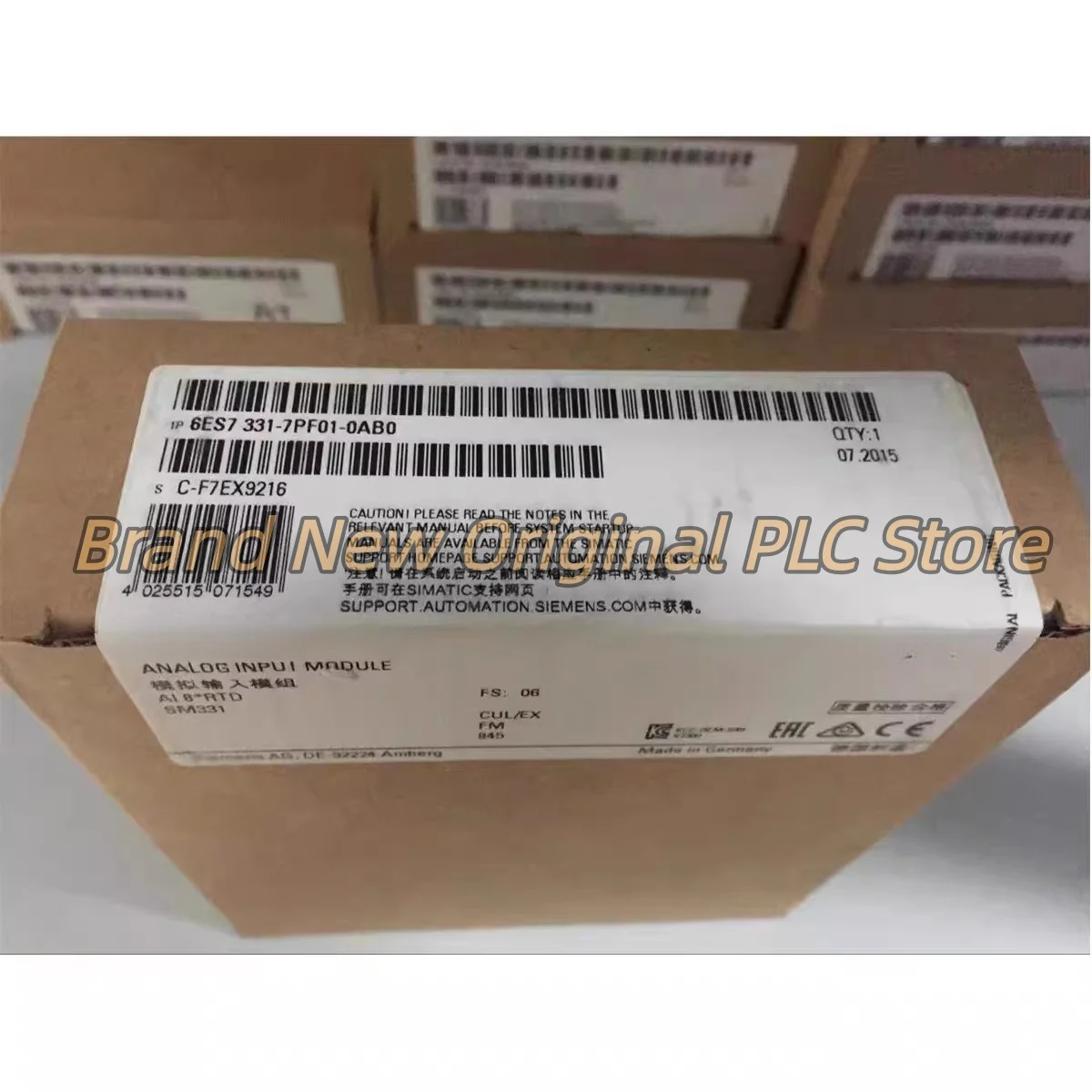 

New in box 6ES7331-7KF02-0AB0 6ES7331-7PF01-0AB0 module