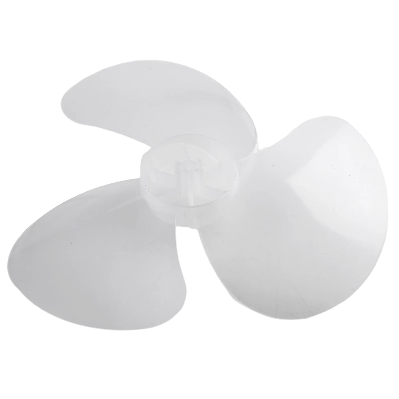 Fan Blade 12 Transparent White/Black Plastic Fan Blade for Standing Pedestal Floor Wall/Table Fanner Noise Reduction