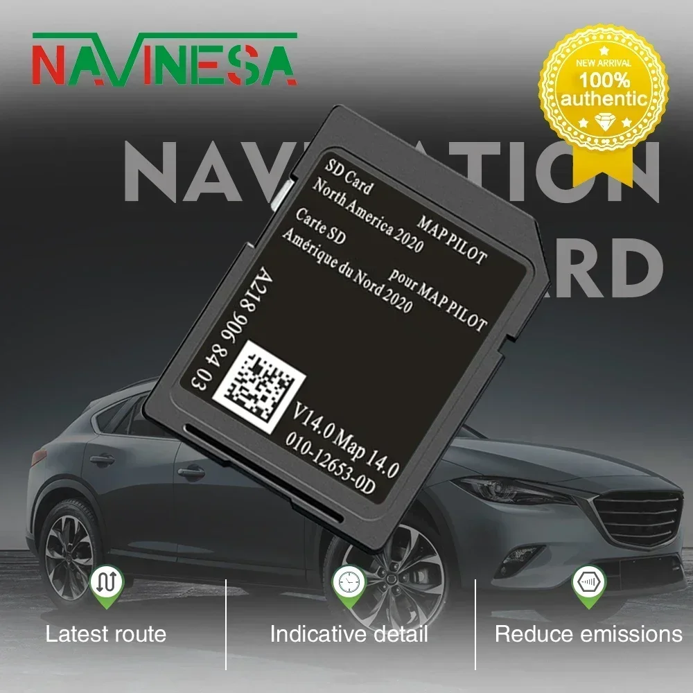 SD Card Navi for Mercedes AMG E63/AMG E63S 2015 2016 Car Map Pilot 2020 North America A218 V14 8403 Update Data