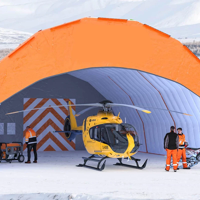 Durable Inflatable Aircraft Tent Plane Hangars Air Supported Advertising Inflatables Portable and Durable Shelter Building