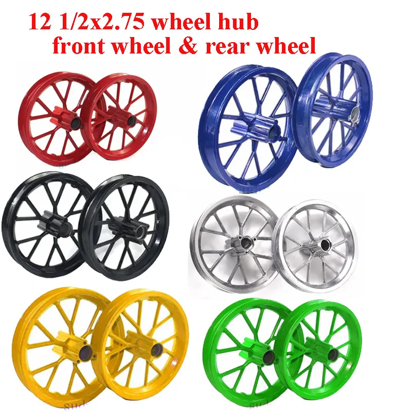 12 1/2x2.75  Front Rear rim  wheel hub use tire for Dirt Bike MX350 MX400 43CC 47CC 49CC Mini Moto E-Scooter Parts