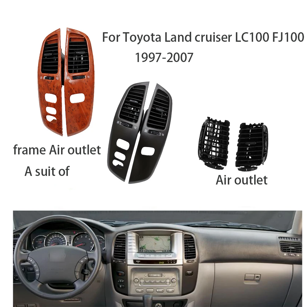 

Для Toyota Land Cruiser 100 LC100 FJ100 Ujz100 2003-2007 салон автомобиля, вентиляционное отверстие, приборная панель, вентиляционная панель