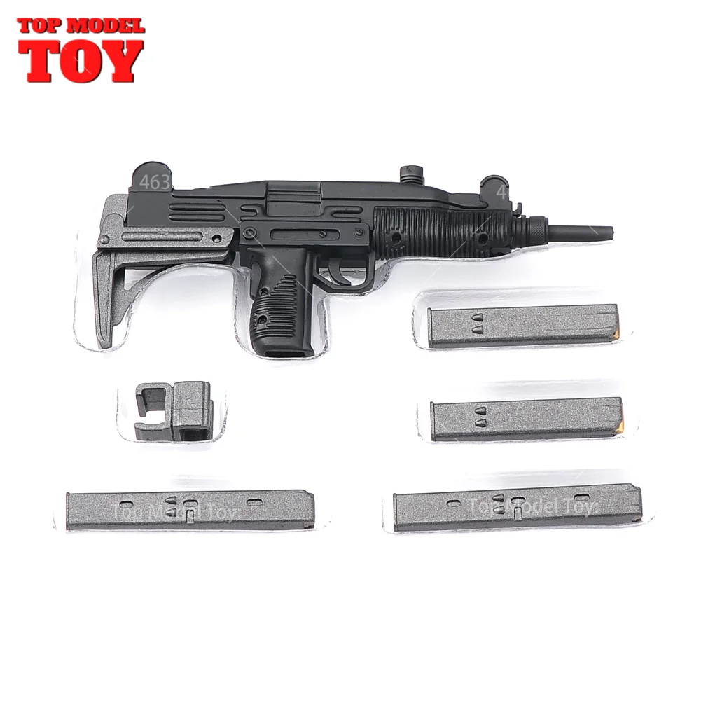 8cm 1/6 Scale UZI Submachine Gun Weapons Model Accessories For 12" Army Solider Action Figure Toys