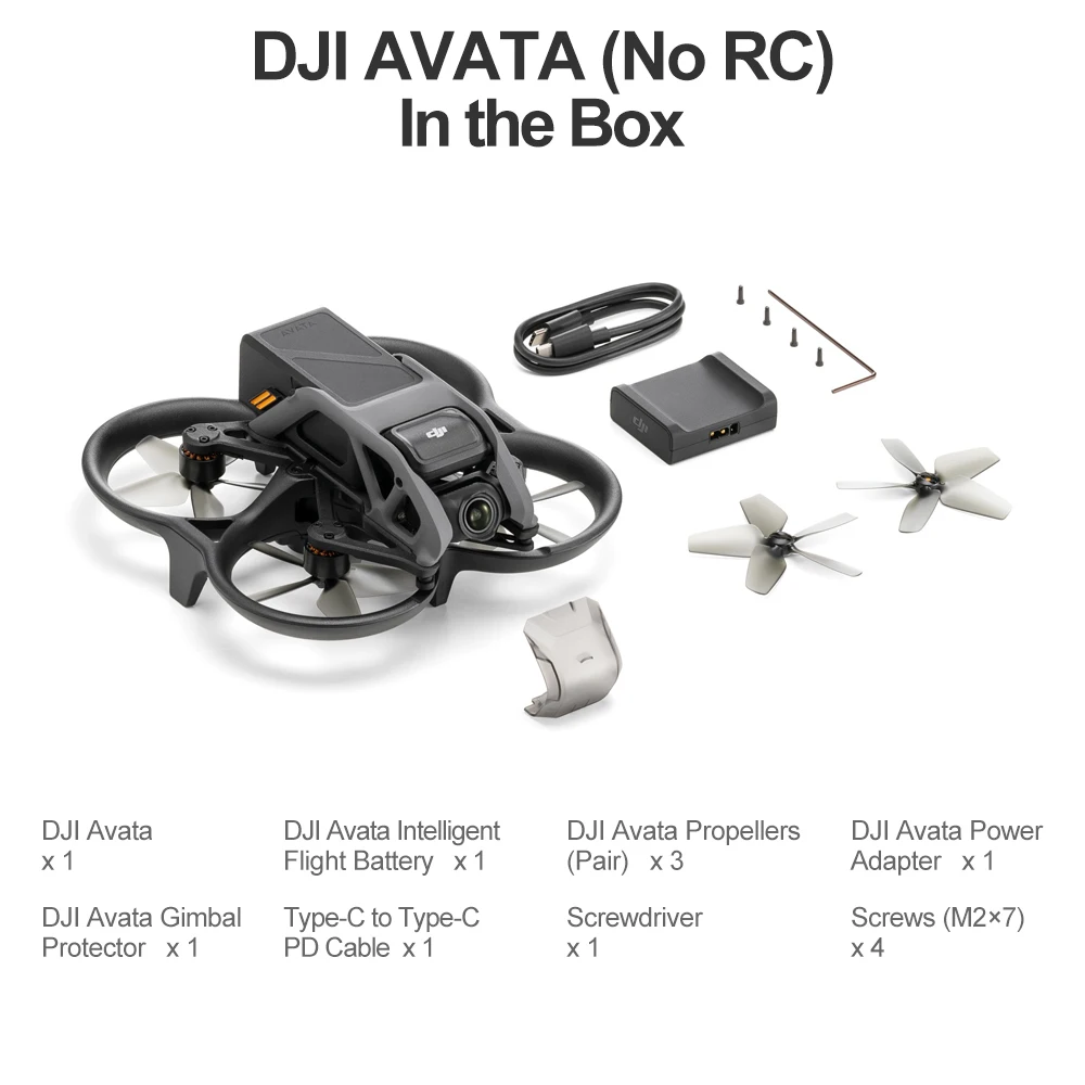 DJI AVATA Pro ดู Combo FPV Drone Quadcopter กับแว่นตา V2 Motion Controller 4K/60fps 155 ° FOV วิดีโอ10Km 1080P Transmission