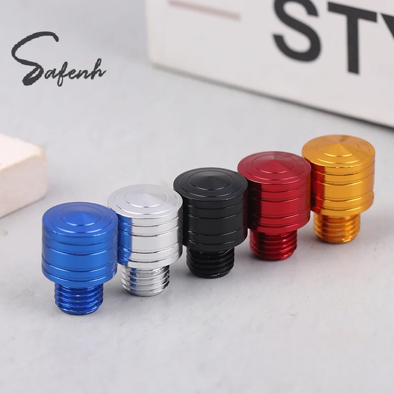 2Pcs Motorcycle Anti-Rust CNC Aluminum M10 Rear View Mirror Hole Plugs Screws Rearview Mirror Holder Moto Accessories