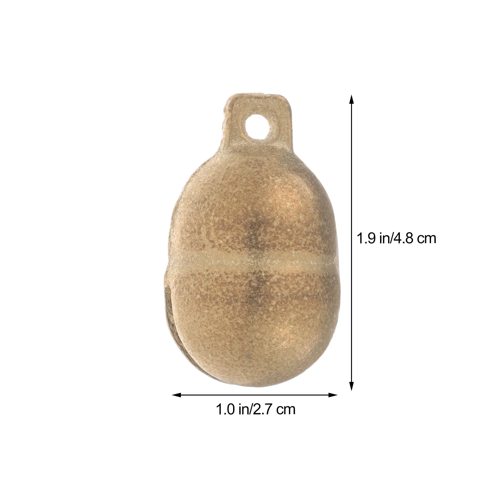 

5Pcs Pet Bells Small Copper Collar Charms Dog Necklace Pendant DIY Craft Accessories for Keychain Bracelet Making Pet Mini