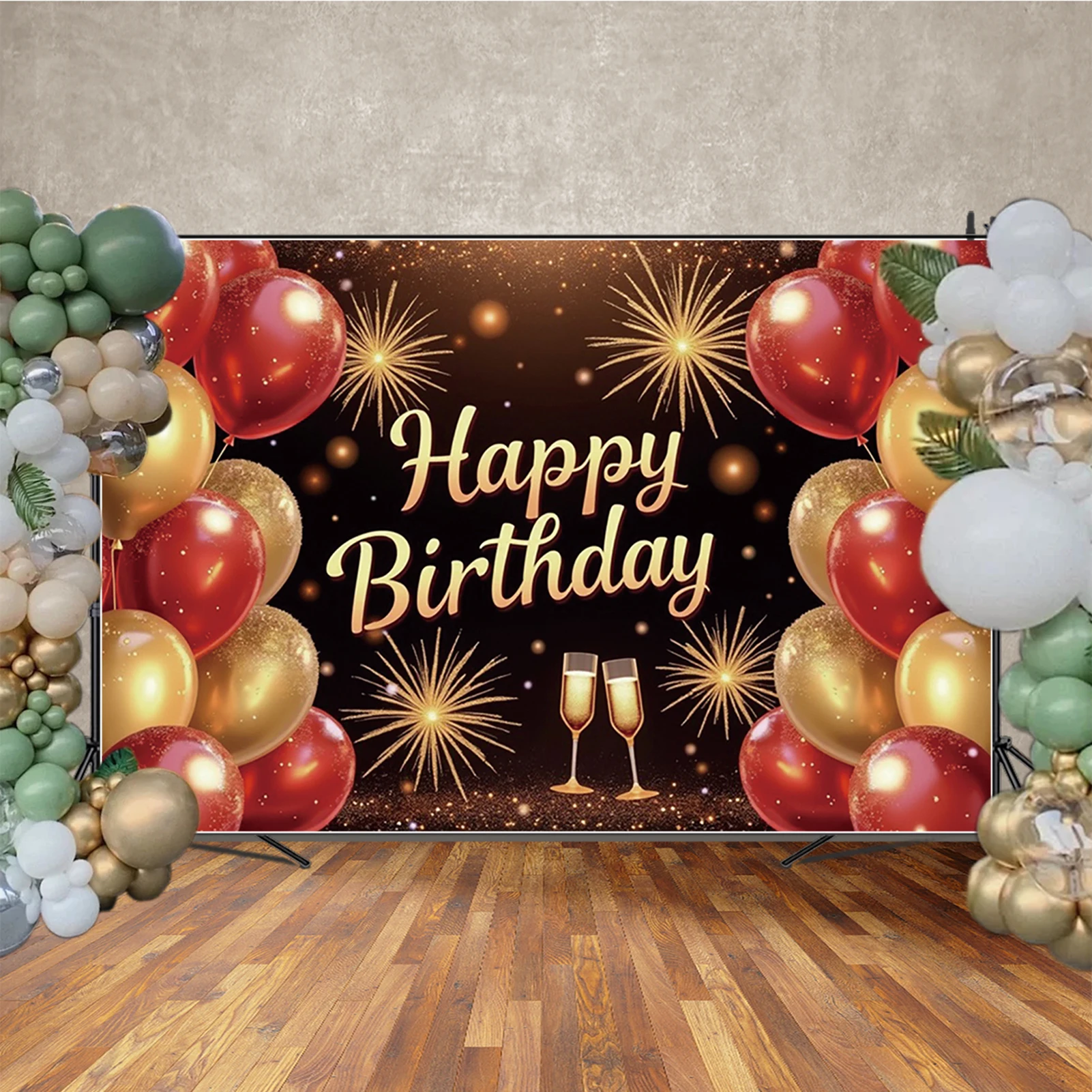 MOON.QG украшение для дня рождения фон для фотосъемки воздушный шар трава баннер на заказ фон обои настенная фотобудка портрет