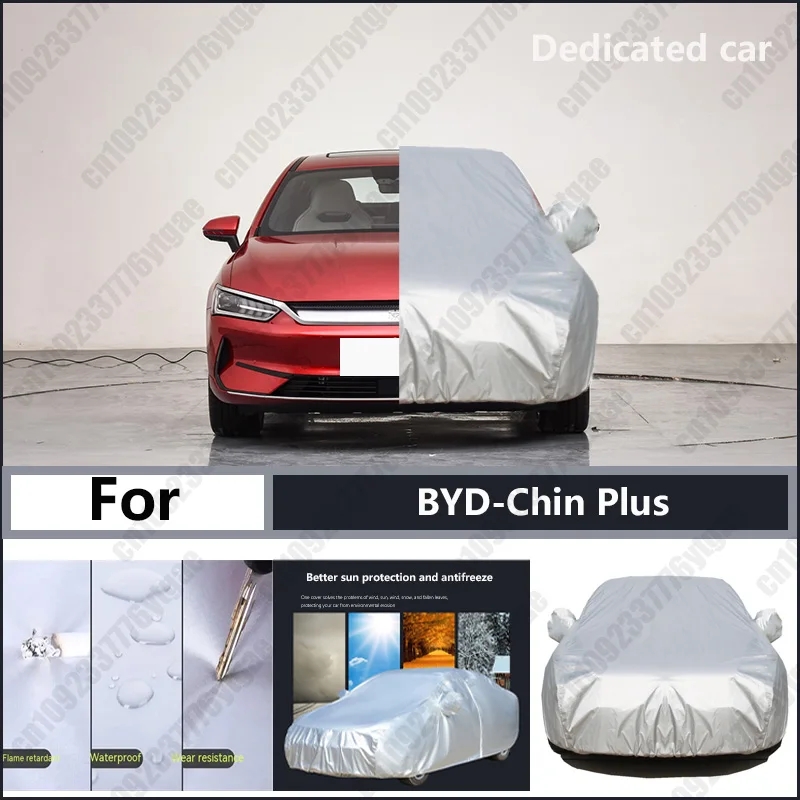 

For BYD-Chin Plus Oxford cloth car cover for sun protection, rain resistance, and all season special car dust cover