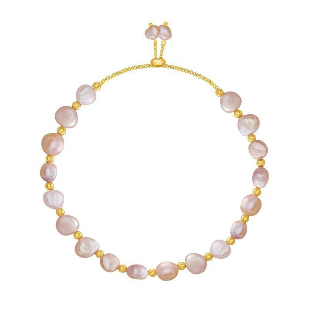 Elegant Pearl Bracelet Baroque Simulated Pearl Women Bracelet Bangles Ladies Fashion Charm Jewelry For Birthday Party Gifts