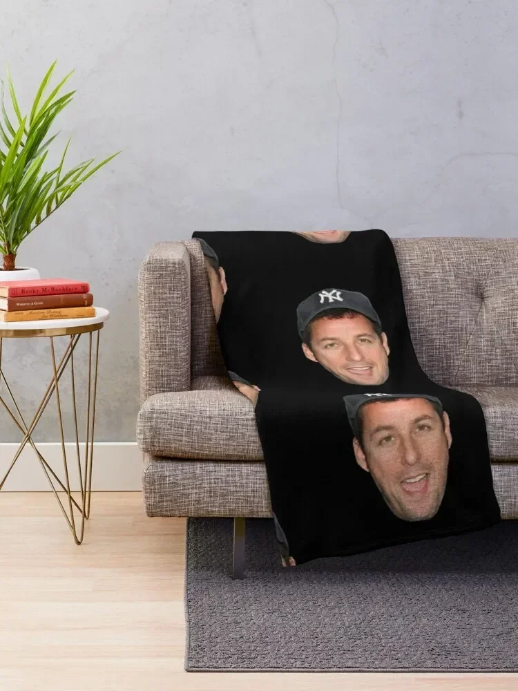 Adam Sandlers Face Classic TShirt3150 Throw Blanket funny gift halloween manga Blankets