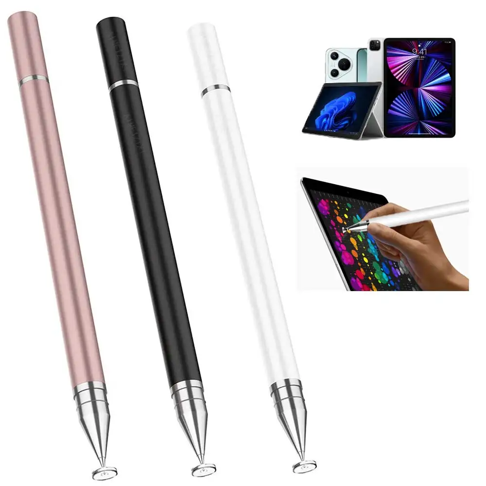 Stylet universel pour écriture manuscrite, 2 règlements, 1 stylet téléphonique, crayon pour tablette Apple Android IOS, Huawei Xiaomi Phone