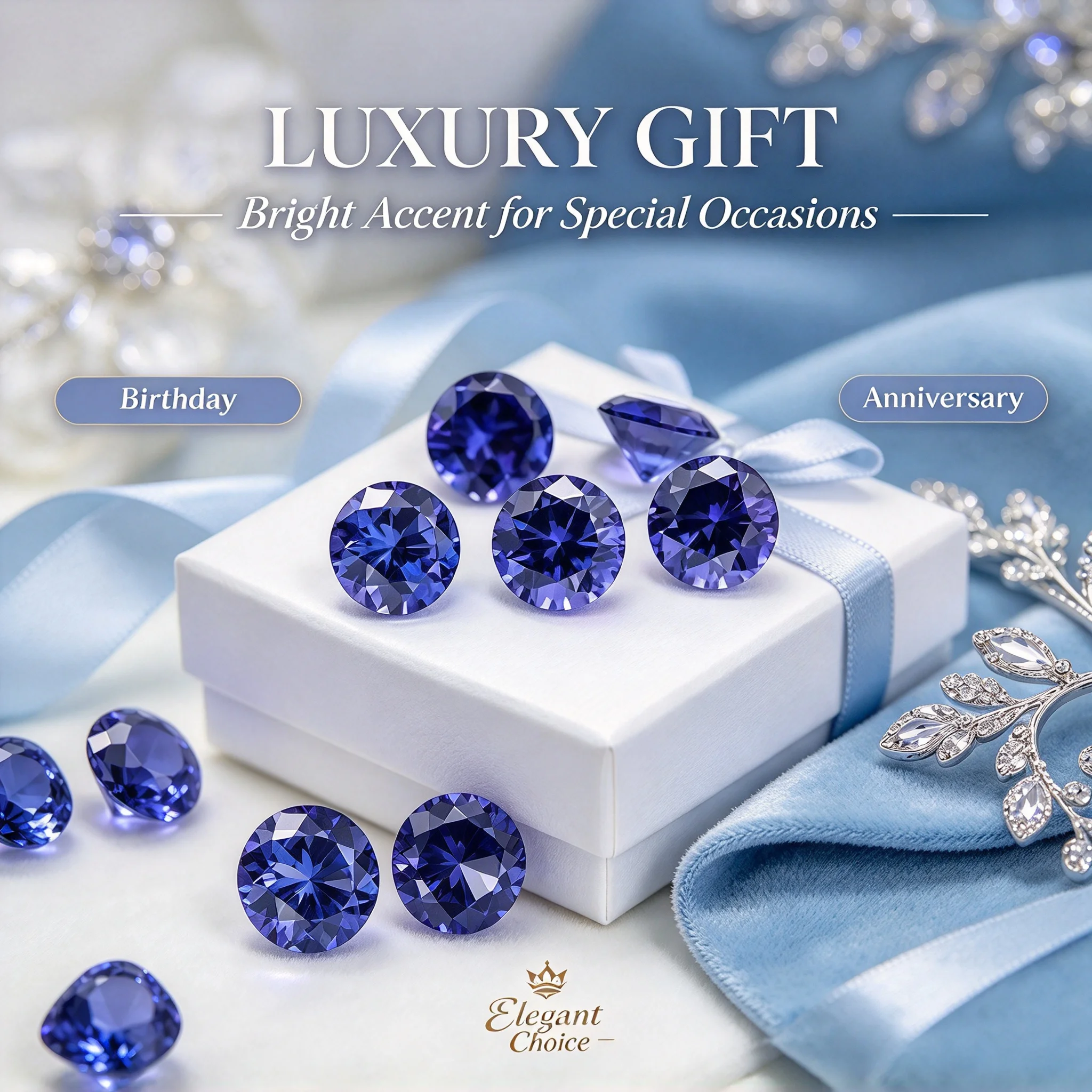 Top Quality Royal Blue Lab Grown Sapphire Loose Gemstones, Perfect for DIY Jewelry Making, Fit for Rings Earrings Necklaces