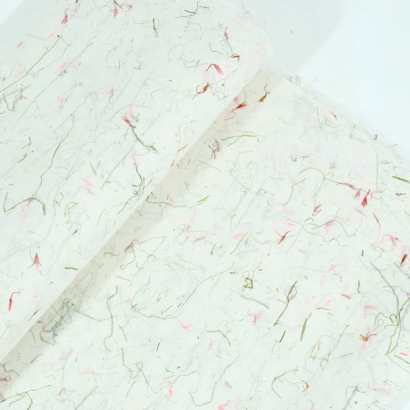 Chinese Yunlong Fiber Xuan Paper Handmade Calligraphy Rice Paper Half Ripe Mulberry Sandalwood Vintage Papier Rijstpapier Papel